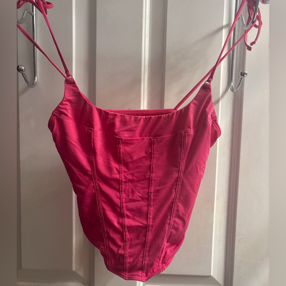 Gilly Hicks Pink Micro Corset